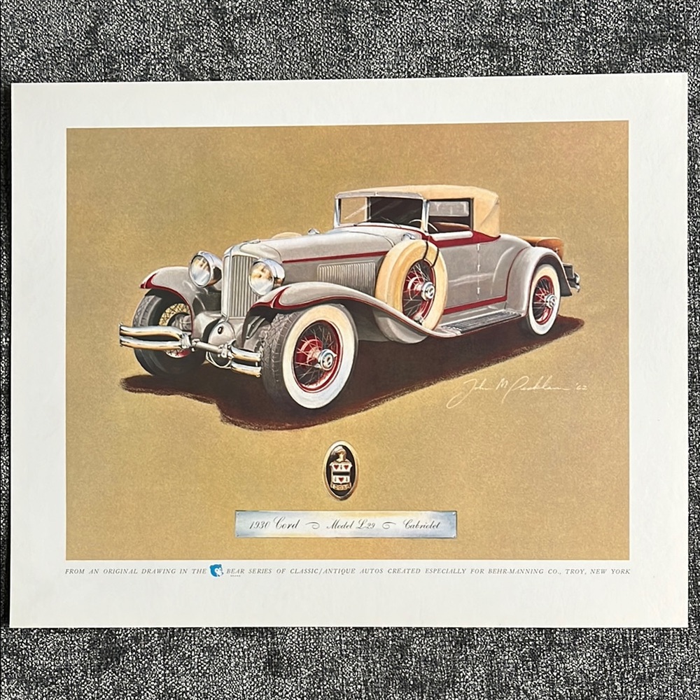 1930 Cord Model L-29 Cabriolet
